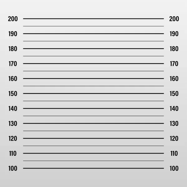 Alignement Police Fond Mugshot — Image vectorielle