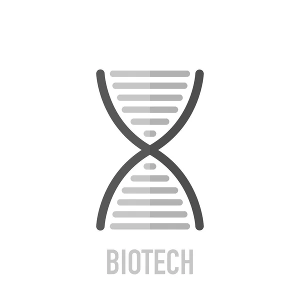 Elegante Modello Logo Biotech Logo Biotech Utilizzare Come Sequenziatore Dna — Vettoriale Stock