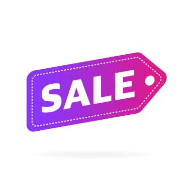 Vektör izole satış etiketleri. Vektör illüstrasyonu