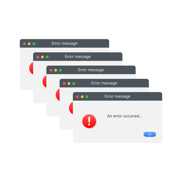 Классическое окно оповещения об ошибке системы