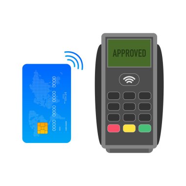 Beyaz arkaplanda POS Uçbirimi