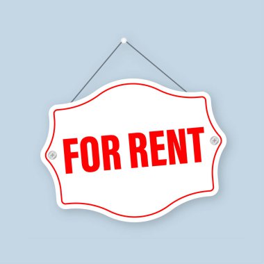 Kira tabelası için. İzole vektör çizimi. Vektör çizimi. Tasarım ögesi.