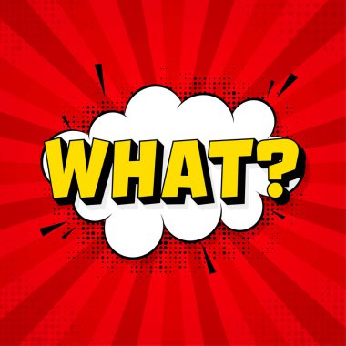 Ne kadar klasik bir tarz. Çizgi film tarzı vektör. Pop sanat. Vektör metni. Vay canına..