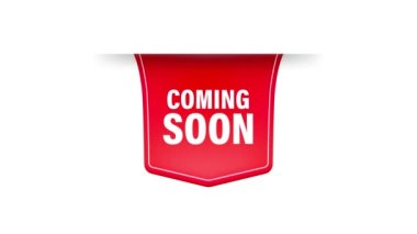 Yakında kurdele beyaz arka planda izole olacak. Hareket grafikleri.