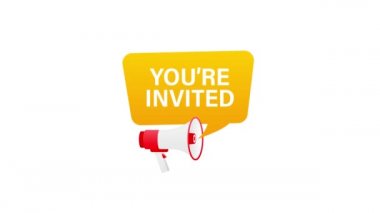 Davetli olduğun için megafonla el ele tutuşuyoruz. Hareket grafikleri.