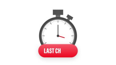 Zamanlayıcı ile kırmızı bayrak son şans. Hareket grafikleri.