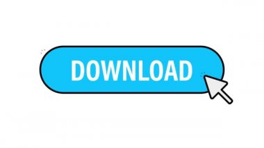 Mavi indirme pulu beyaz arkaplanda izole edildi. Dosyayı indir. Hareket grafikleri.