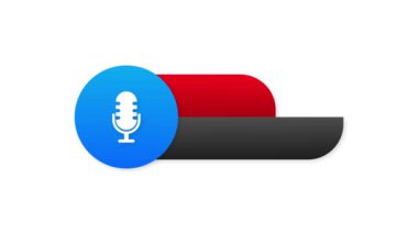 Beyaz arka planda düz stil ücretsiz webinar pankart. Video oynat. Web medyası. Hareket grafikleri.