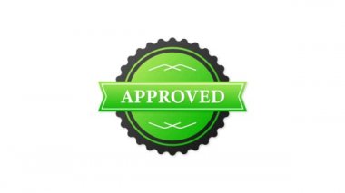 Kauçuk pullar onaylandı. Hareket grafikleri.