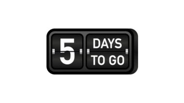 Beş gün kaldı, Darck amblem bayrağı. Hareket grafikleri.