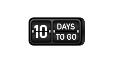 10 gün kaldı, Darck amblem bayrağı. Hareket grafikleri.