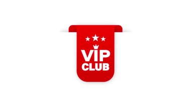 Siyah kurdele. VIP kulübünün yuvarlak rozeti. Hareket grafikleri.