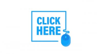 Pazarlama tasarımı için toptan tıklayın. Market etiketi. Tıkla düğmeye. Hareket grafikleri.