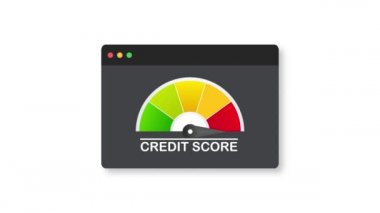 Beyaz arka planda hız göstergesi var. Hareket grafikleri.