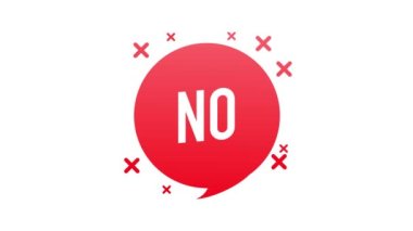 No doodle green and red illustration on white background. Motion graphics.