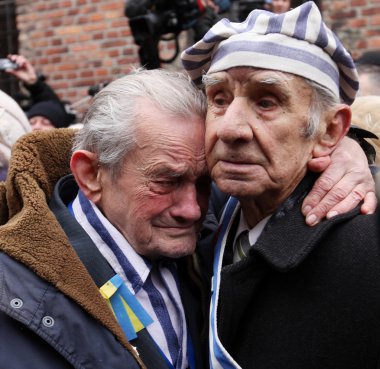 Nazi Almanlarının toplama ve imha kampı Auschwitz 'in kurtuluşunun 70. yıldönümü.