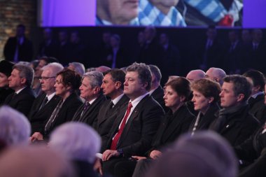 Nazi Almanlarının toplama ve imha kampı Auschwitz 'in kurtuluşunun 70. yıldönümü.