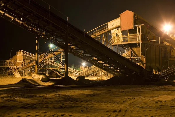 Matériaux inertes de carrière, pour l'industrie de la construction — Photo