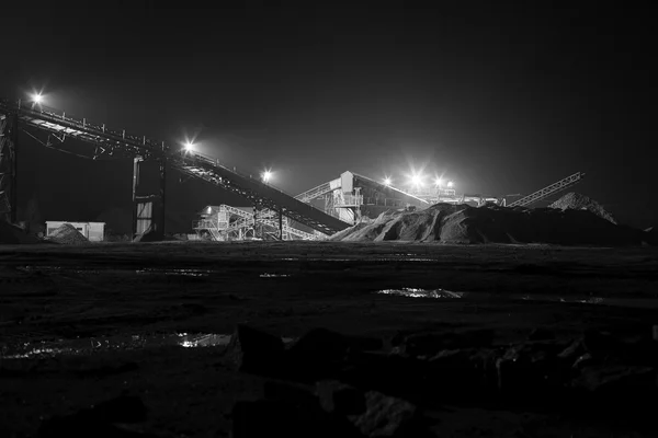 Taş ocağı durağan malzemeleri, inşaat endüstrisi için.