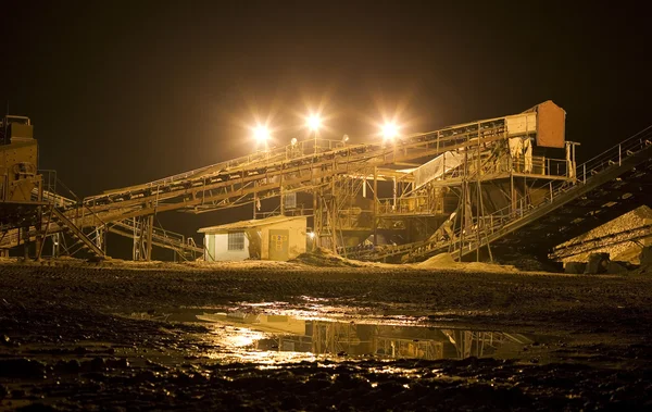 Materiales inertes de cantera, para la industria de la construcción —  Fotos de Stock