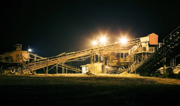 Materiali inerti cava, per l'industria delle costruzioni — Foto Stock