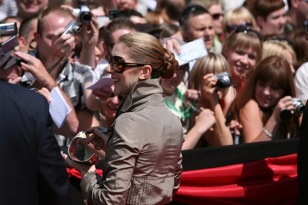 Celine Dion in Krakow — Stock Photo, Image