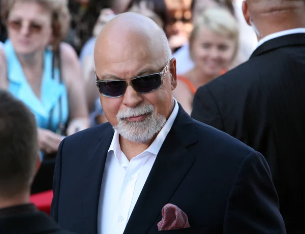 Celine Dion ile kocası Rene Agelil Krakow Krakow Walk of Fame, Krakow, Polonya Haziran'da ilk yıldızı ile onur neredeydi