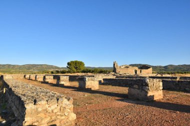 Antik Vizigotik şehir Recpolis, Guadalajara 'nın kalıntıları.