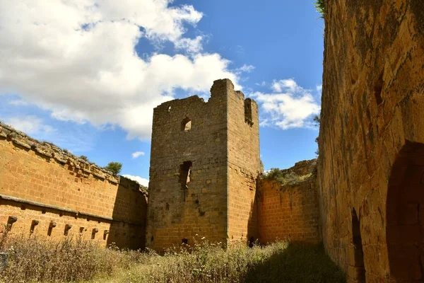 Torre Homenaje Del Castillo Davalillo Ruinas —  Fotos de Stock