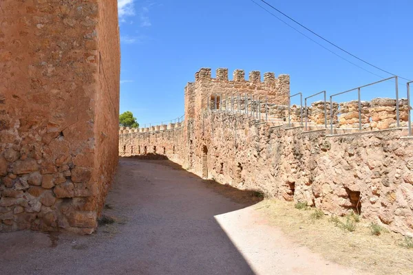 Parte Interior Del Muro Del Castillo Pearroya — Foto de Stock