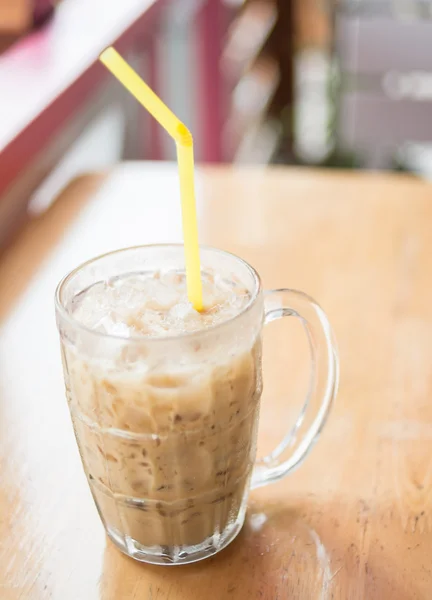 Thai style Iced coffee with copyspace composition — Stock Photo, Image