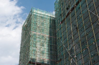 beton bina yapım aşamasındadır
