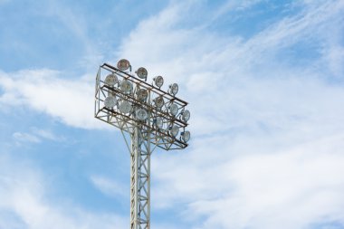 Midnoon spor sahasının stadyum ışıkları