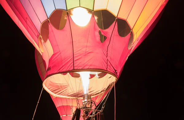 Air balloon in the dark sky — Stock Photo, Image