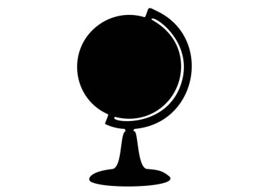 Kürsüde bir dünya. Vektör resmi.