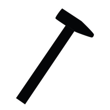 Çekiç tamir aleti. Vektör resmi