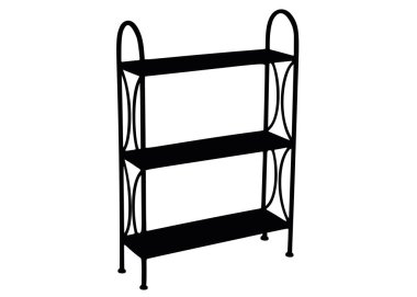 Ayakkabı rafını 3 kat açın. Koridor rafı..