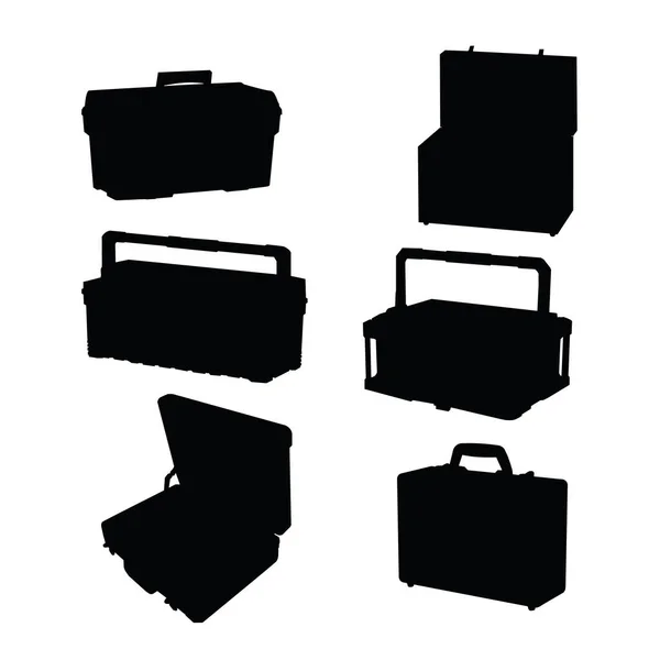 Suitcases Boxes Repair Tools Vector Image — Stock Vector