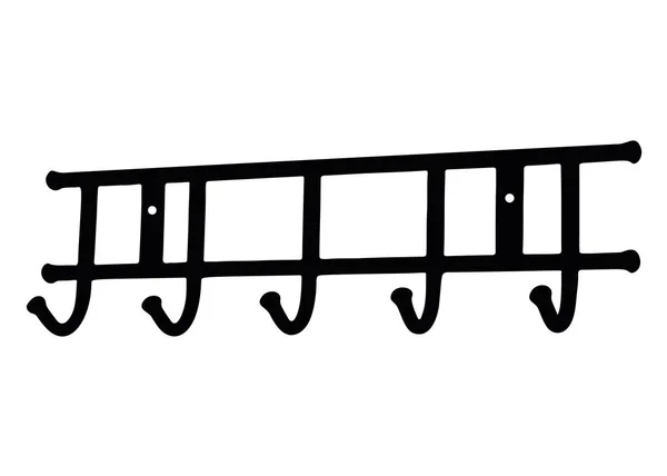 Hanger Hallway Horns Vector Image — Stock Vector