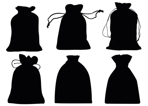 Les Sacs Sont Différents Dans Ensemble Image Vectorielle — Image vectorielle