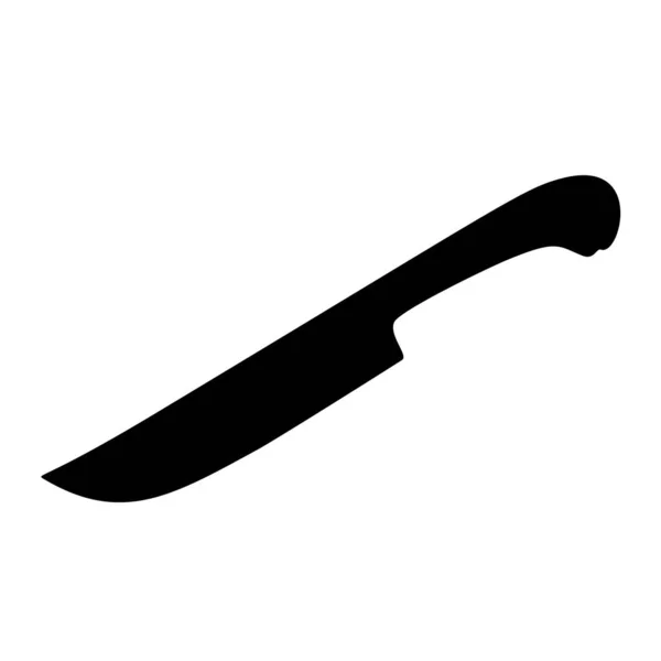 Ostrý Kuchyňský Nůž Velký Vektorový Obrázek — Stockový vektor