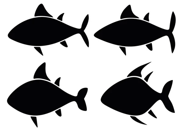 Логотип Риби Наборі — стоковий вектор