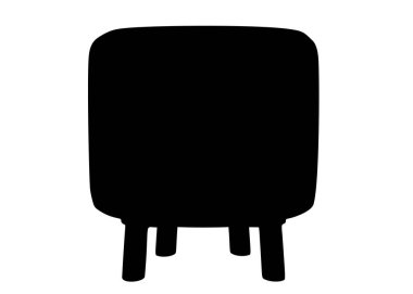 Sandalye koltuğu. Vektör resmi. 