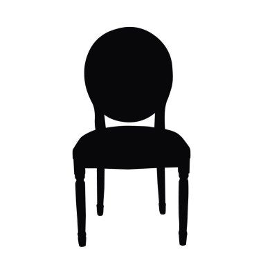 Sandalye koltuğu. Vektör resmi. 