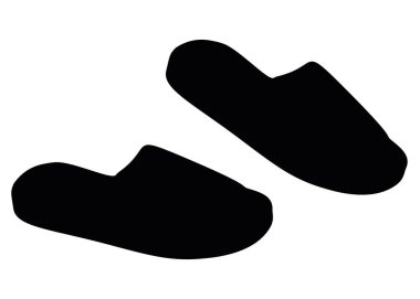 Kadın terlikleri. Vektör resmi.