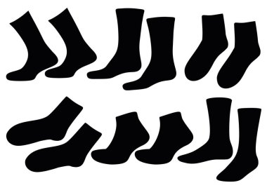 Evim yumuşak terlikler. Vektör resmi.