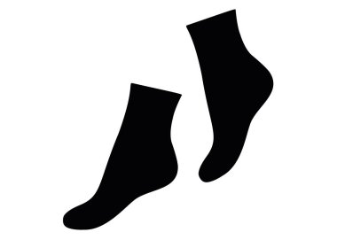 Bacak şeklinde kadın çorapları..