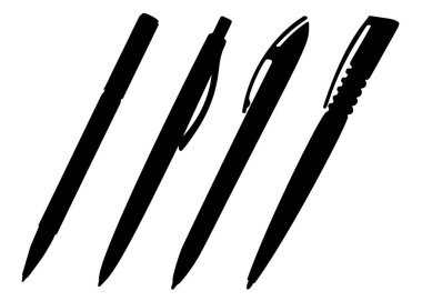 Sette sıcak şapkalar var. Vektör resmi. 