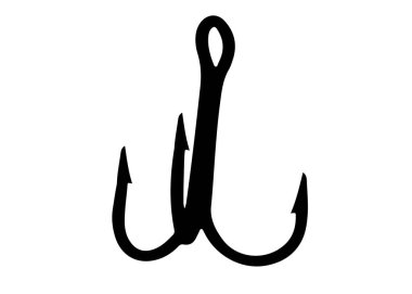 Balık tutmak için olta. Vektör resmi.