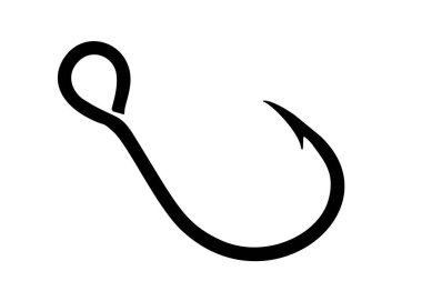 Balık tutmak için olta. Vektör resmi.